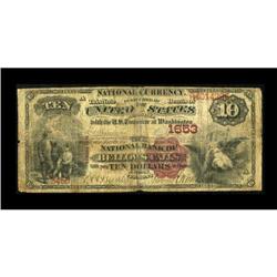 Bellows Falls, VT - $10 1882 Brown Back Fr. 482