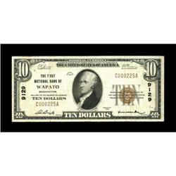 Wapato, WA - $10 1929 Ty. 1 The First NB Ch. #
