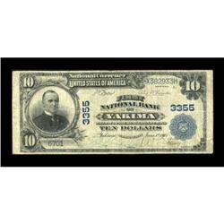 Yakima, WA - $10 1902 Plain Back Fr. 624 First