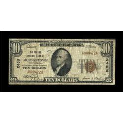 Morgantown, WV - $5 1929 Ty. 1 The Second NB Ch.