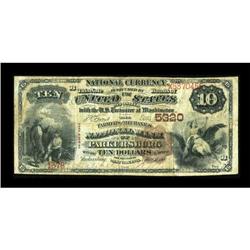 Parkersburg, WV - $10 1882 Brown Back Fr. 490