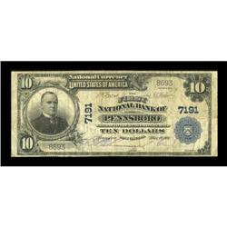 Pennsboro, WV - $10 1902 Plain Back Fr. 624 The