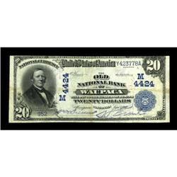 Waupaca, WI - $20 1902 Date Back Fr. 645 The NB