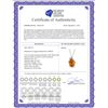Image 2 : Genuine 1.63 ctw Citrine & Diamond Necklace 14KT White Gold - REF-28K3V