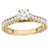 Image 1 : 0.70 CTW Diamond Ring 14K Yellow Gold - REF-116Y9V