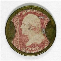 HB-6 EP-32a 3¢ Ayers Cathartic Pills Long Arrows