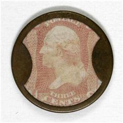 HB-6 EP-32a 3¢ Ayers Cathartic Pills Long Arrows