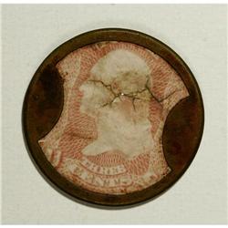 HB-6 EP-32a 3¢ Ayers Cathartic Pills Long Arrows