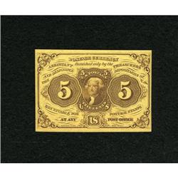 Fr. 1230 5c First Issue Choice New.