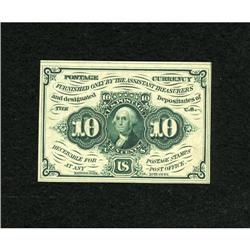 Fr. 1242 10c First Issue Very Choice New.