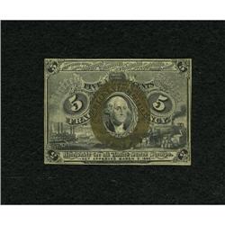 Fr. 1232 5c Second Issue New.