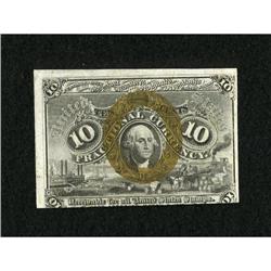 Fr. 1249 10c Second Issue About New.