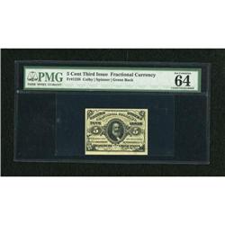Fr. 1238 5c Third Issue PMG Choice Uncirculated
