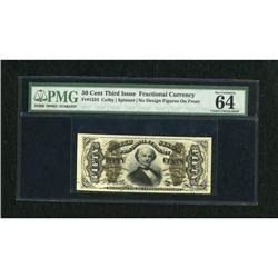 Fr. 1324 50c Third Issue Spinner PMG Choice