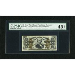 Fr. 1334 50c Third Issue Spinner PMG Choice