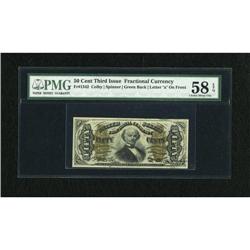 Fr. 1342 50c Third Issue Spinner Type II PMG