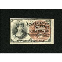 Fr. 1257 10c Fourth Issue New.