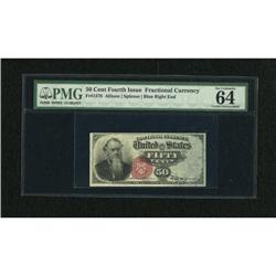 Fr. 1376 50c Fourth Issue Stanton PMG Choice