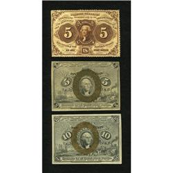 Fr. 1232 5c Second Issue Extremely Fine-About