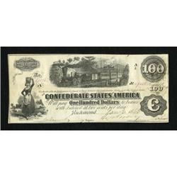 T40 $100 1862 PF-5 Cr-300/9