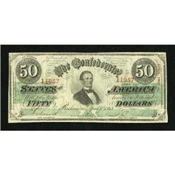 T57 $50 1863 PF-3 State II Cr-408.