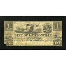 Jacksonville, FL- Bank of Jacksonville $1 Aug.