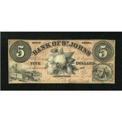 Jacksonville, FL- Bank of St. Johns $5 May 2,