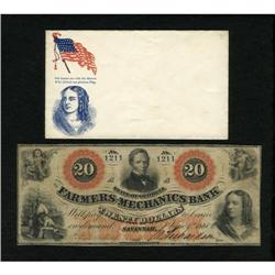 Savannah, GA- Farmers and Mechanics Bank $20
