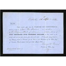 Parish of Concordia, LA- Police Jury $2500 Apr.