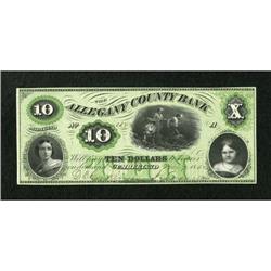 Cumberland, MD- Allegany County Bank $10 Nov. 1,