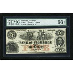 Florence, NE- Bank of Florence $5 18__