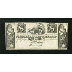 Paterson, NJ- Peoples' Bank of Paterson $8 18__