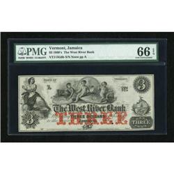 Jamaica, VT- West River Bank $3 18__