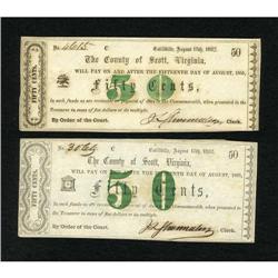 Estillbile, VA- County of Scott 50¢ August 15,