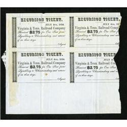 Lynchburg, VA- Virginia & Tenn. Railroad Company