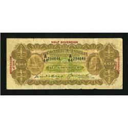 Australia Half Sovereign (1927) Pick 15b