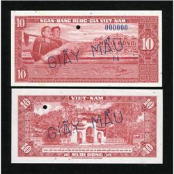 Viet Nam-South 10 Dong (1962) Pick 5s Face and