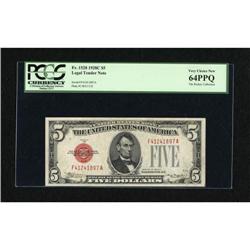 Fr. 1528 $5 1928C Legal Tender Note. PCGS Very