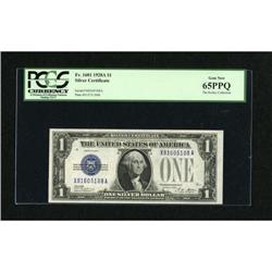 Fr. 1601 $1 1928A Silver Certificate. PCGS Gem