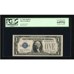 Fr. 1602 $1 1928B Silver Certificate. PCGS Very