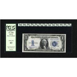 Fr. 1606 $1 1934 Silver Certificate. PCGS Choice