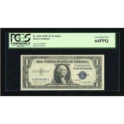 Fr. 1616 $1 1935G No Motto Silver Certificate.