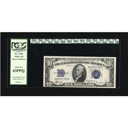 Fr. 1704 $10 1934C Silver Certificate. PCGS