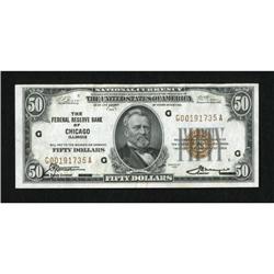 Fr. 1880-G $50 1929 Federal Reserve Bank Note.