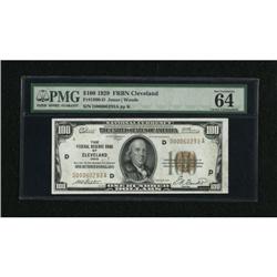Fr. 1890-D $100 1929 Federal Reserve Bank Note.