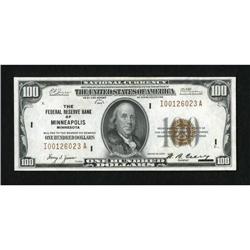 Fr. 1890-I $100 1929 Federal Reserve Bank Note.