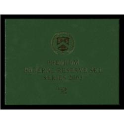 Premium Federal Reserve $2 Set Series 2003 Fr.