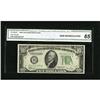 Image 1 : Fr. 2008-B* $10 1934C Federal Reserve Note. CGA