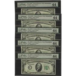 Fr. 2008-C $10 1934C Federal Reserve Note. PMG