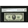Image 1 : Fr. 2060-D* $20 1950A Federal Reserve Note. CGA